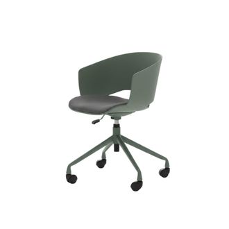 MondoViro Silla de oficina giratoria verde 60x53 cm 80/86h