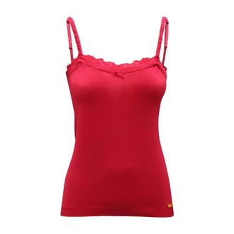 Liu Jo Sleeveless Tops, female, Pink, S, Canotta Sleeveless Top
