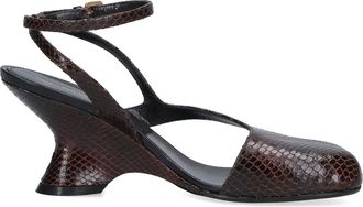 Dries Van Noten Crocodile Print Pumps