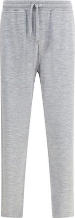 Brunello Cucinelli Brunello Cucinelli Mens Drawstring Waist Cashmere Pants - Light Grey - Size X-Large