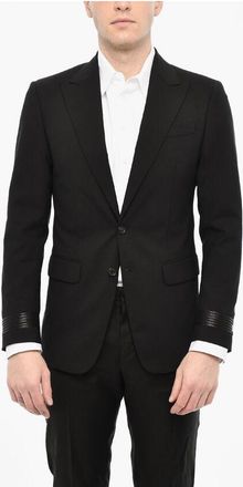 Dsquared2 Blazer Monopetto In Lana Con Tasche Ad Aletta taglia 58