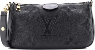 Louis Vuitton Multi Pochette Accessoires Monogram Empreinte Giant crossbody bag - Zwart