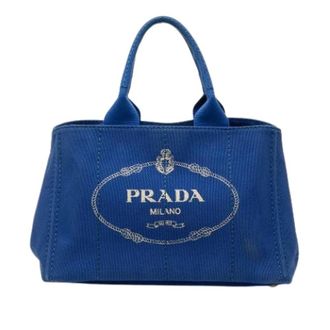 Prada Pre-owned Tote Bags, female, Blue, Size: ONE SIZE Pre-owned Satchel