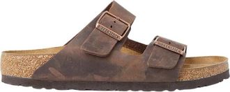 Birkenstock Arizona Two Strap Sandalen - unisex - Sandalen - Bruin - 36 EU - Leer - Schoenen