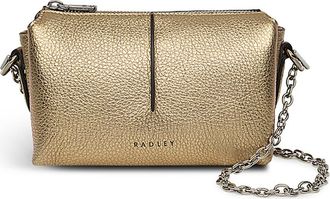 Radley London Hillgate Place Mini Crossbody Bag in Icy Gold at Nordstrom Rack