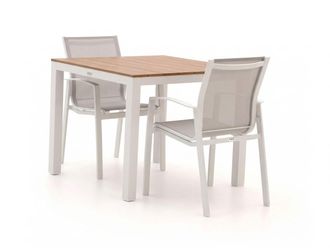 Forza Furniture Forza Altea/Fidenza 90cm dining tuinset 3-delig stapelbaar