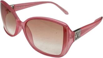 Loewe Pre-owned Accessories, female, Pink, Size: ONE SIZE Pre-owned Plastic Sunglasses