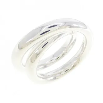 Herm&egrave;s Silver 925 Band Ring (Pre-Owned)