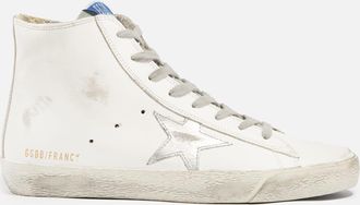 Golden Goose Damestrainers Golden Goose Francy Leather Hi-Top in Wit