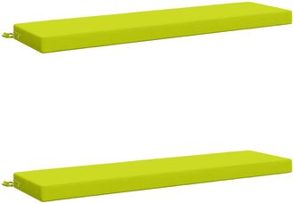 vidaXL Cojines Para Banco De 2 Piezas Soest 2 Uds. 100% Poli&eacute;ster Vidaxl