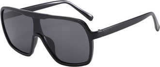 Generic Mens Outdoor Sunglasses Sports Commuting Womens Driver Sun Glasses(Black)