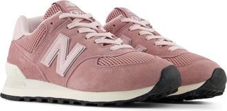 New Balance Sneaker NEW BALANCE 574, Damen, Gr. 36,5, alpha pink, Leder, Synthetik, Textil, Schuhe Sneaker