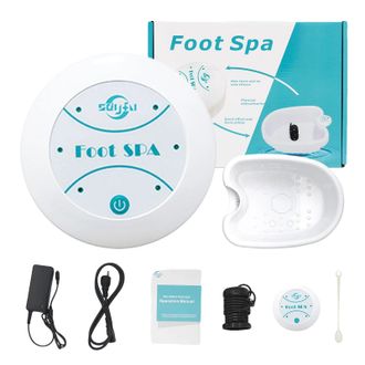 OEM Ba&ntilde;era De Hidromasaje Para Pies, Tecnolog&iacute;a De Desintoxicaci&oacute;n I&oacute;nica, Dise&ntilde;o Port&aacute;til, Modelo Con Lavabo, Enchufe Europeo