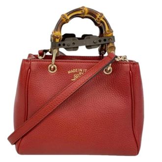 Gucci Pre-owned Mini Bags, female, Red, Size: ONE SIZE Pre-owned Vintage Mini Handbag