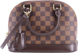 Louis Vuitton Brown Damier Alma Bb (Authentic Pre-Loved)