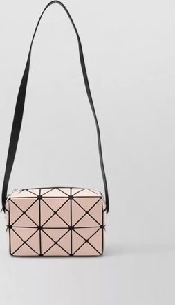 Bao Bao Issey Miyake geometric shoulder bag structured design strap