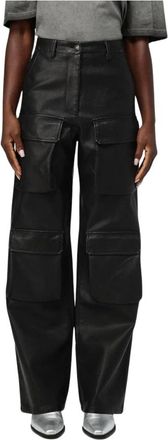 Msgm Mujer, Pantalones, Negro, Talla: S