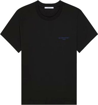 Givenchy Camiseta entallada con bordado Paris - Tops - Mujer - Negro - S