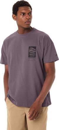 Vaude Funktionsshirt VAUDE MENS REDMONT HEAVYWEIGHT T-SHIRT, Herren, Gr. XXL, lila ash, Obermaterial: 100% Baumwolle, Shirts Funktionsshirt, Kurzarm, f&uuml;r Sp