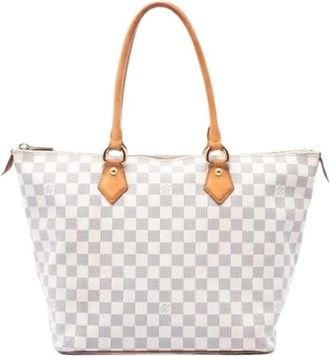 Louis Vuitton Tweedehands Canvas Louis Vuitton tassen - Dames - Vintage Shopper - Wit - ONE Size - Vintage