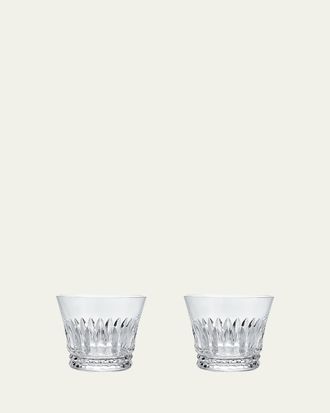 Baccarat Tiara Old Fashion Tumblers, Set of 2