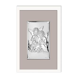 OEM Imagen Moderna Del &Aacute;ngel Guardi&aacute;n Plateado Encima De La Cama Tama&ntilde;o: 13x19cm Sku: Vl81490/1l