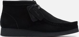Clarks Mens Clarks Originals Wallabee Evo Suede Boots Black - Size: 11