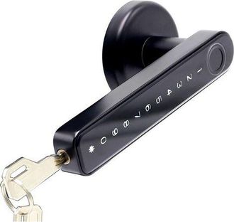 OEM Cerradura Inteligente, Desbloqueo Por Huella Dactilar, C&oacute;digo, Aplicaci&oacute;n, Contrase&ntilde;a, Llave, Carga Usb, Bluetooth, Negro