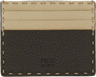 Fendi Portemonnaies - Saddlery Card Holder - Gr. unisize - in Schwarz - für Damen