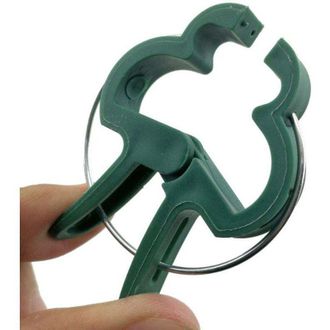 OEM Pinzas Para Plantas: 50 Pinzas Verdes Medianas Para Plantas - Ayudan A Las Plantas Trepadoras En Estacas De Bamb&uacute; O Espirales - Pinzas Para Jardiner&iacute;a
