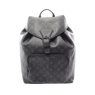Louis Vuitton Black Monogram Eclipse Coated Canvas Leather Backpack (Pre-Owned)