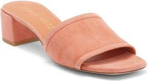 Stuart Weitzman Cayman Block Heel Sandal in Terracotta. at Nordstrom Rack, Size 11.5