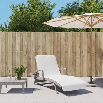 vidaXL Toallas De Playa 2 Uds Tela Blanco 400 G/m&sup2; 75x200 Cm Vidaxl