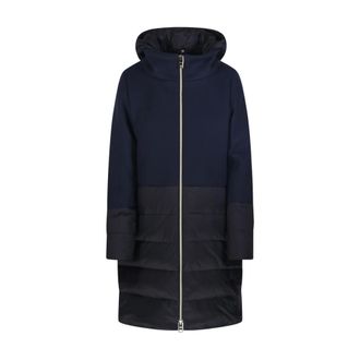 Herno Parkas, female, Blue, Size: XS La Giacca Down Jacket