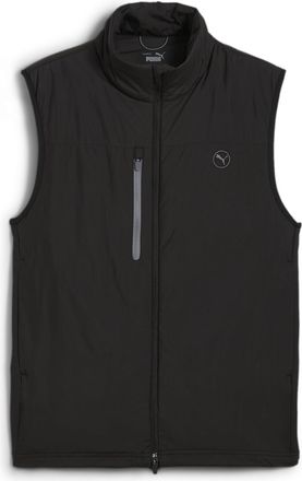 Puma Hielands Mens Golf Vest, Black, M