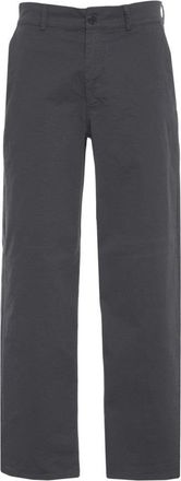 Mauro Grifoni Tailored Dark Grey Trousers With Straight Leg Cut