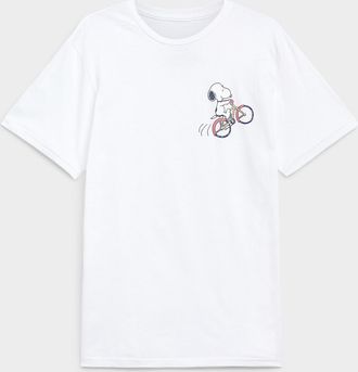 Le 31 Mens Snoopy biking T-shirt