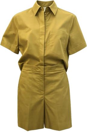 Kaos Boxy Katoenen Shirt - Dames - Overhemden - Groen - S - Katoen - Overhemden