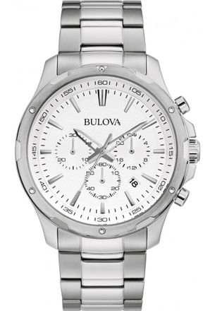 Bulova 96B335 Mens Classic Watch - Silver - One Size