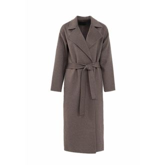 Ikks Lange jas met riem