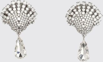 Alessandra Rich Orecchini Alessandra Rich in ottone con strass e perle sintetiche