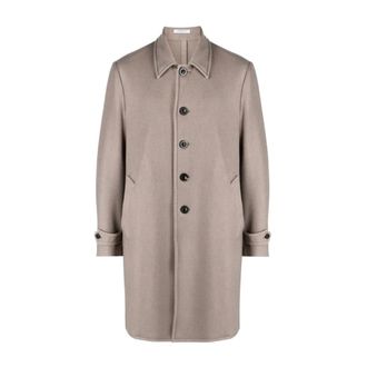 Boglioli Heren, Mantels, Beige, Maat: XL Wol