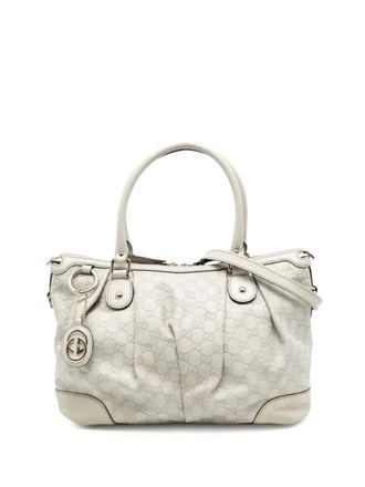 Gucci 2016-2025 Guccissima Sukey satchel - White
