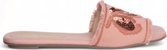 Love Rio Womens Belle Slide Sandal In Rose