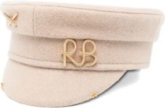 Ruslan Baginskiy Cross-Detail Hat - Womens - Cotton/Polyamide/Wool