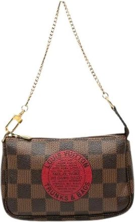 Louis Vuitton Pre-owned Mini Bags, female, Brown, Size: ONE SIZE Pre-owned Fabric Mini Bag