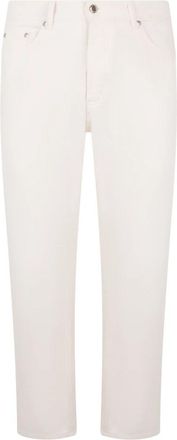 Icon Denim Los Angeles Straight Leg Jeans - Heren - Cropped Jeans - Wit - W35 - Katoen - Jeans