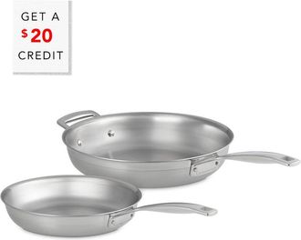 LE CREUSET Classic 2Pc Frying Pan Set With $20 Credit
