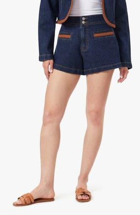 Habitual Braided High Waist Denim Shorts in Tidal at Nordstrom Rack, Size 29