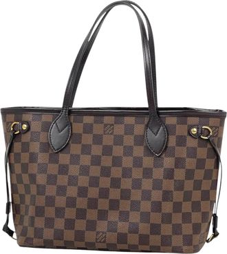 Louis Vuitton Brown Damier Canvas Handbag Tote Bag (Pre-Owned)